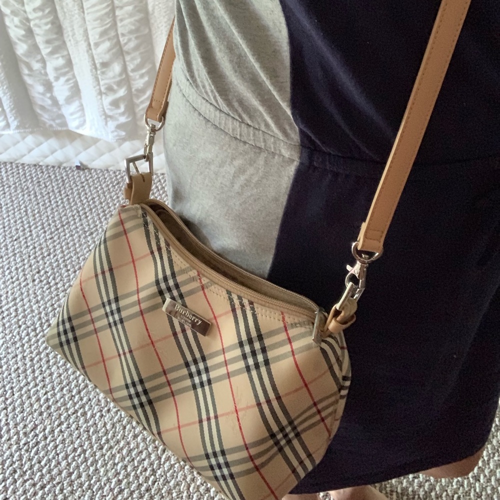 Auth Blue label Burberry crossbody bag